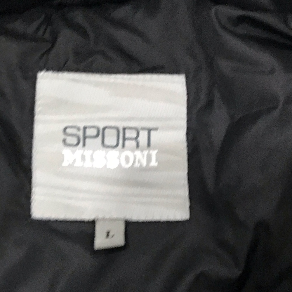 Vintage Missoni Sport Puffer Jacket Chevron - Picture 8 of 11